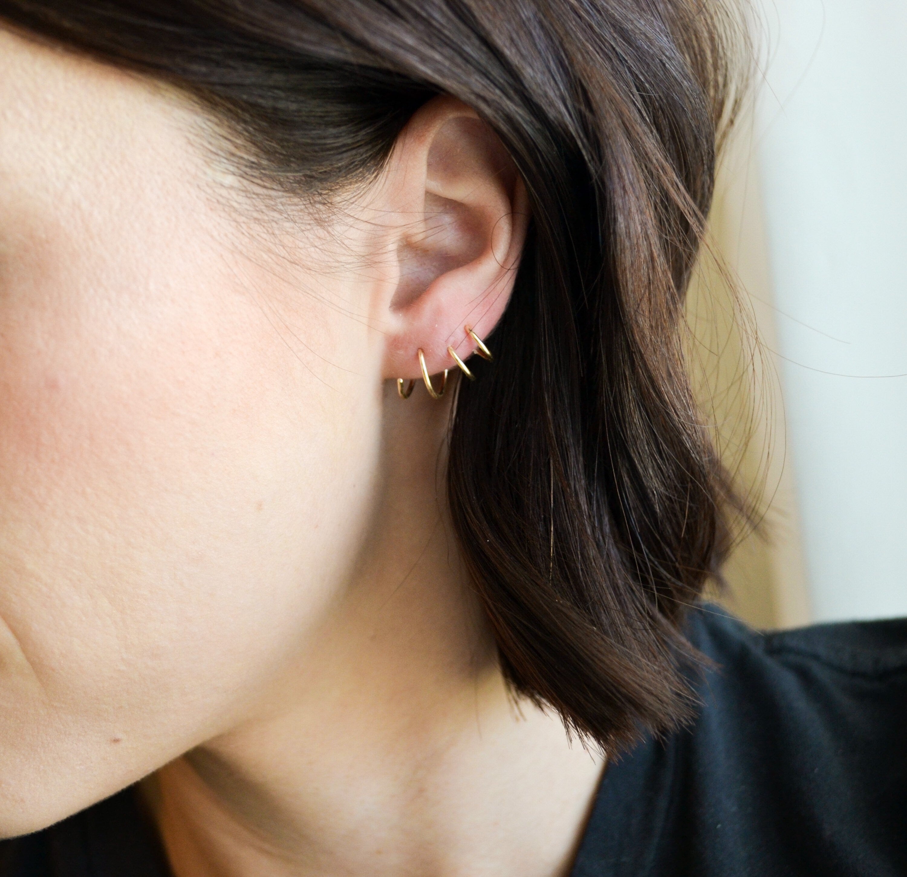 Spiral Hoop Earrings