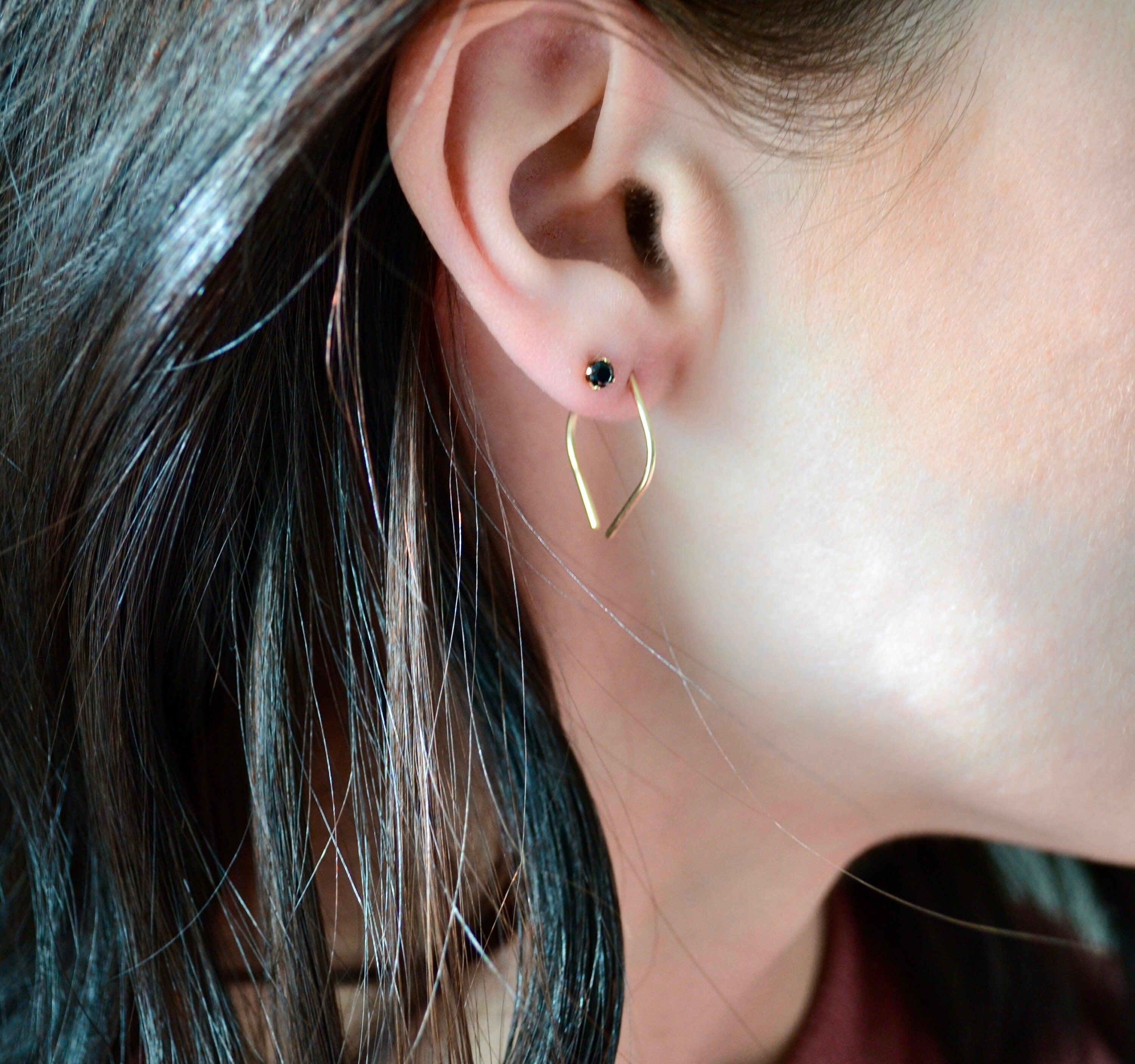 Petal Threader Earring