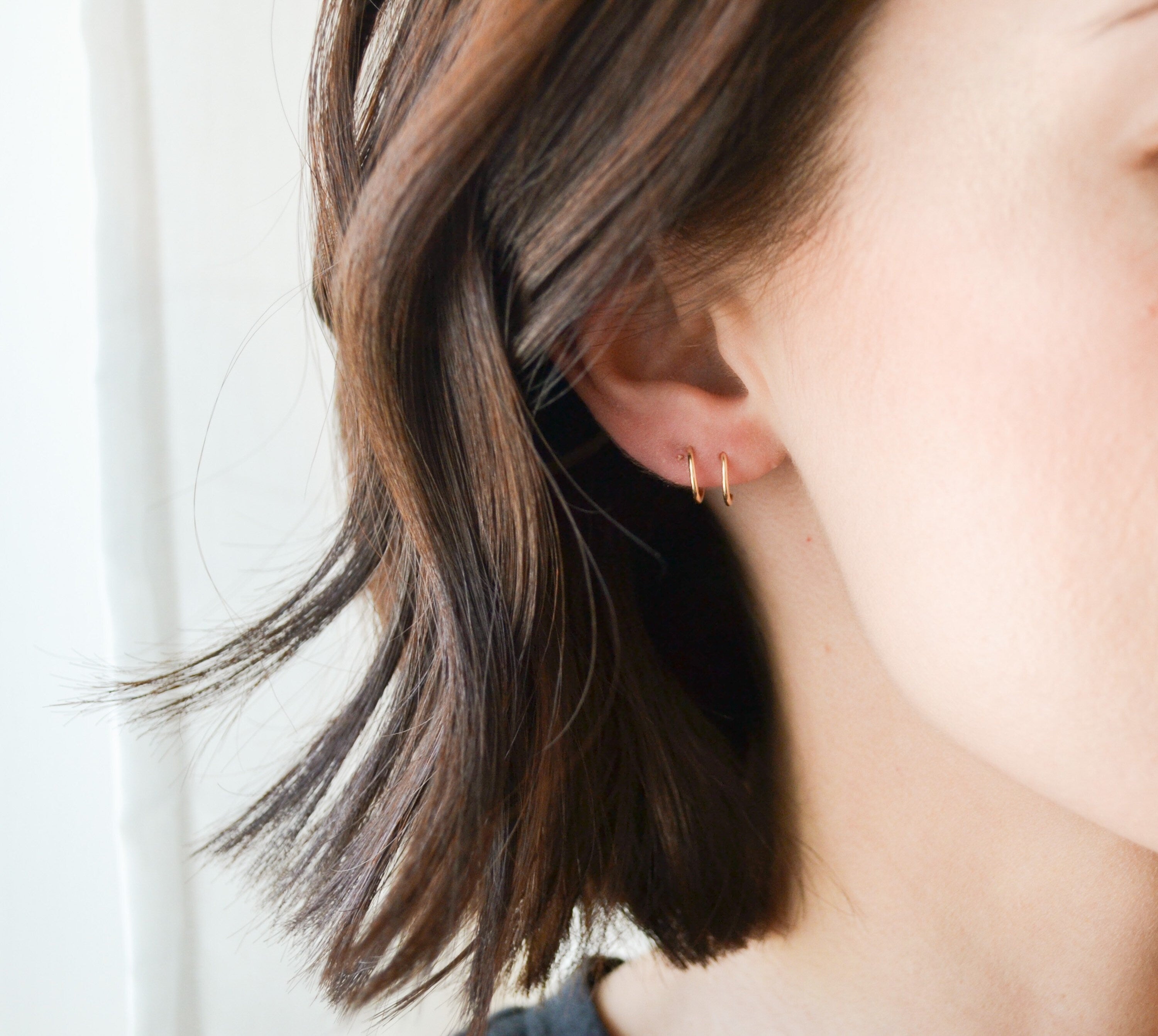 Spiral Hoop Earrings