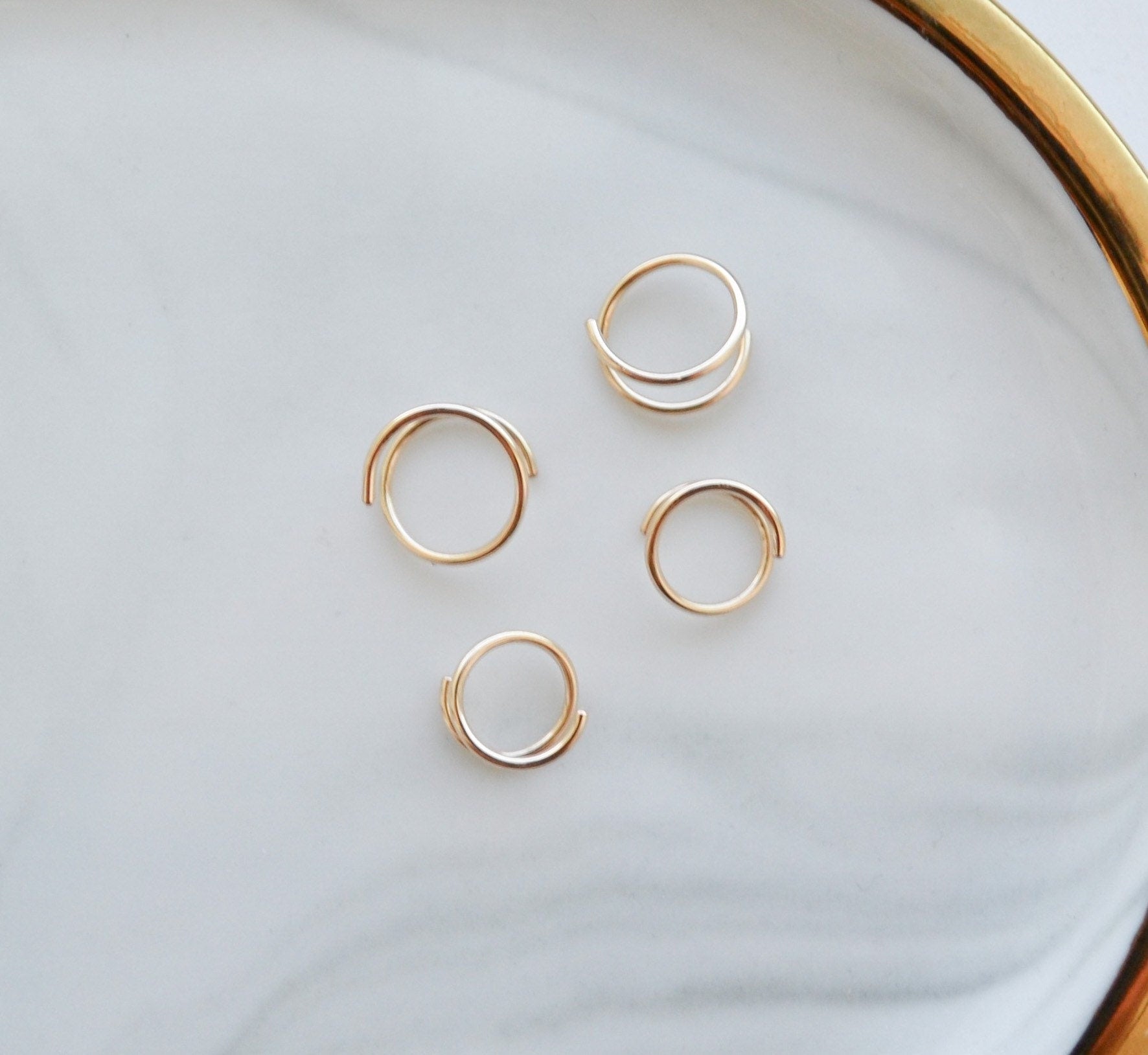 Spiral Hoop Earrings