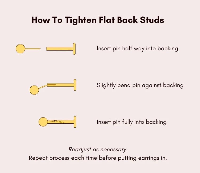 Square Diamond Flat Back Studs