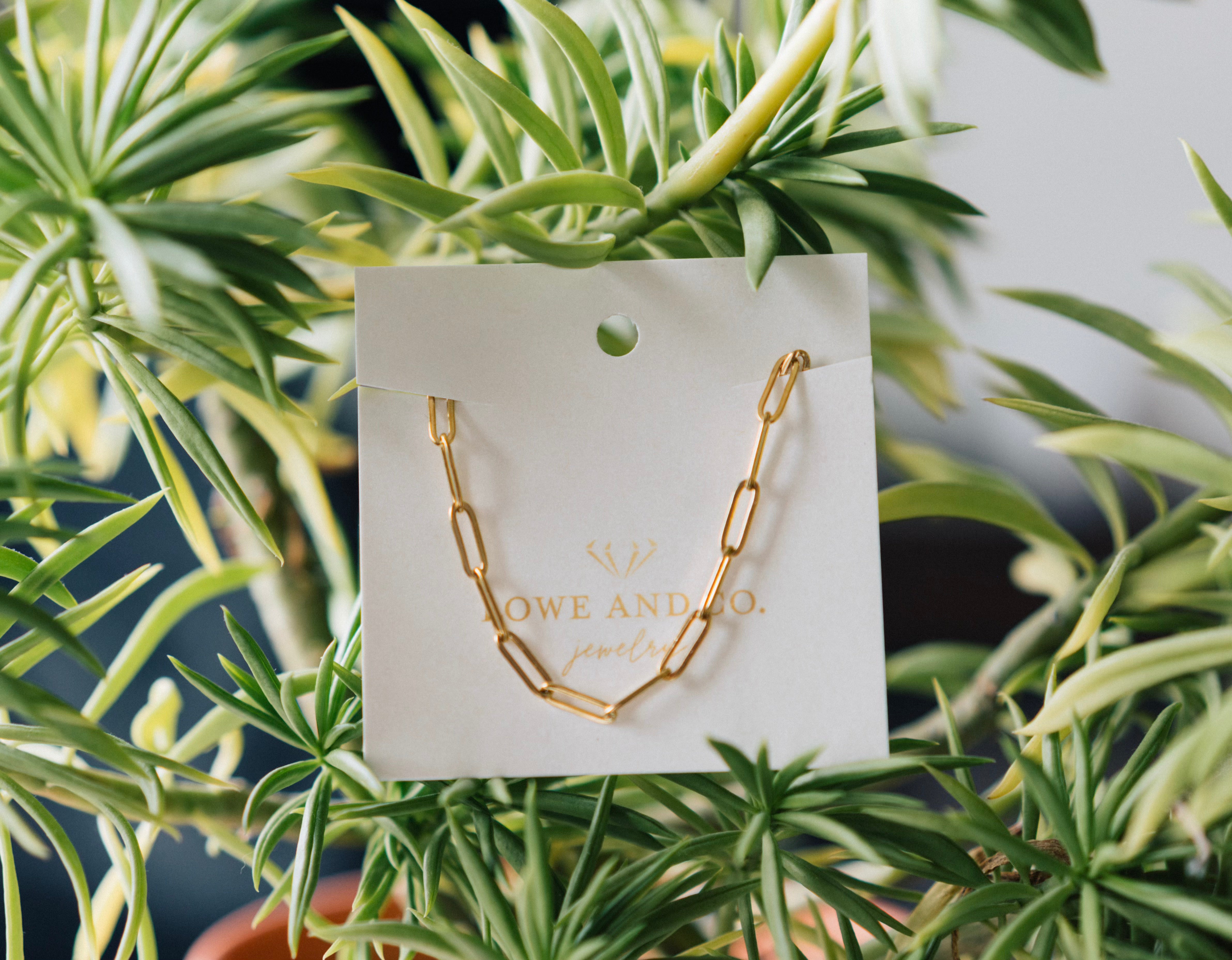 Paper Clip Chain Bracelet