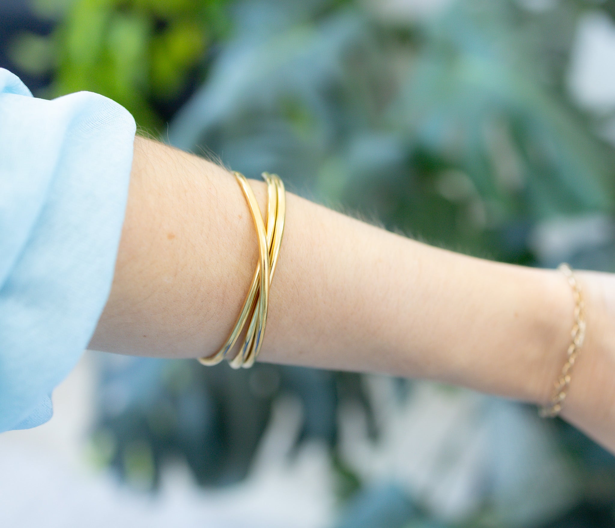 Twisted Bangle Bracelet