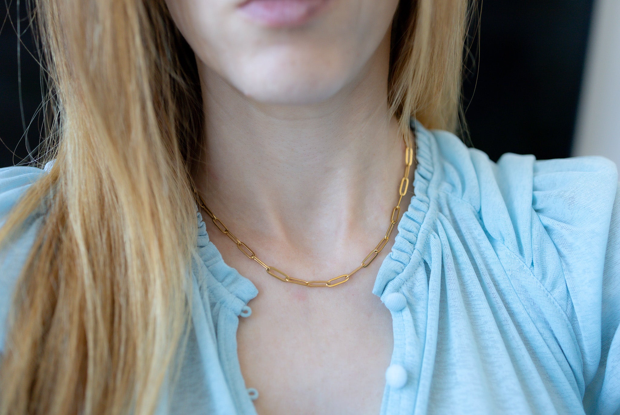 Paperclip Chain Necklace