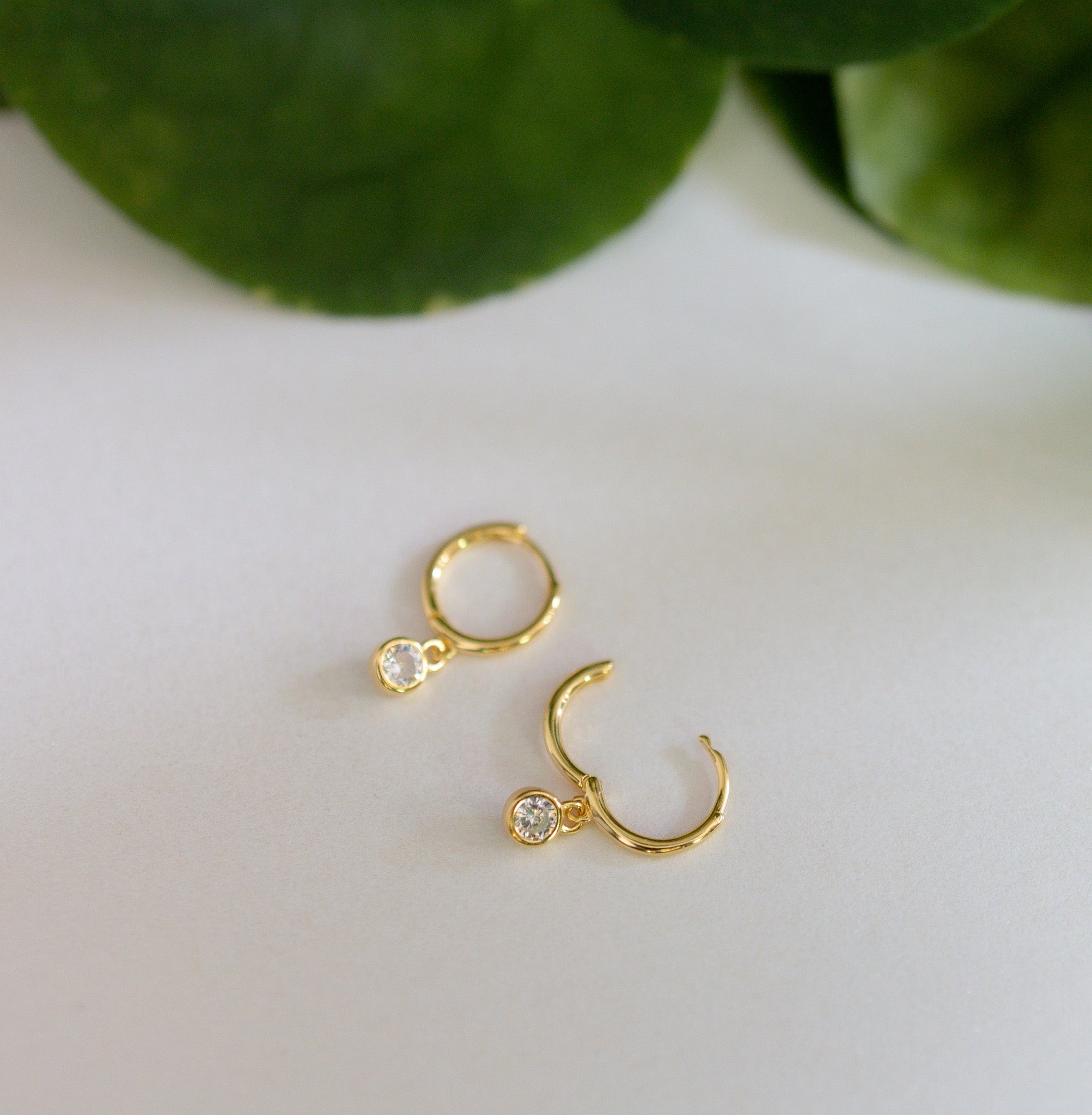 Glam Charm Hoops