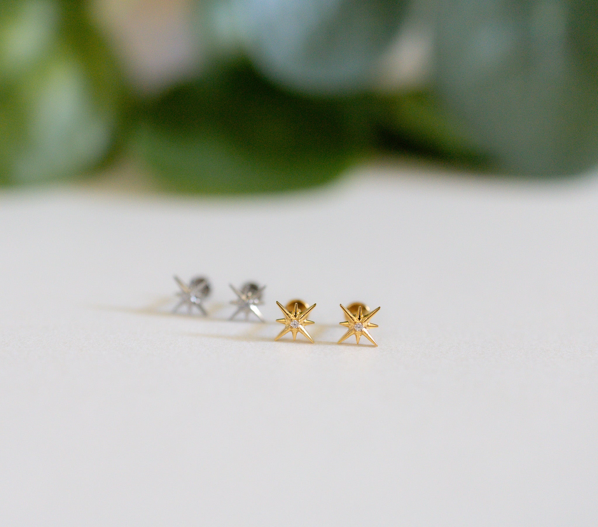Starburst Flat Back Studs