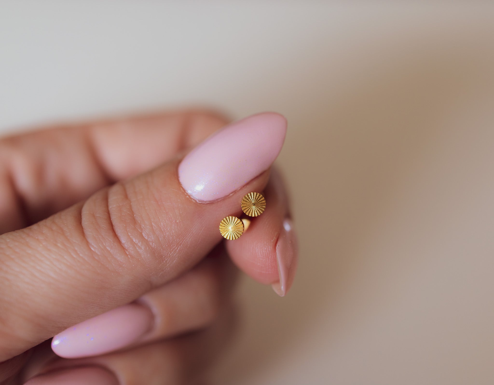 Circle Flat Back Studs