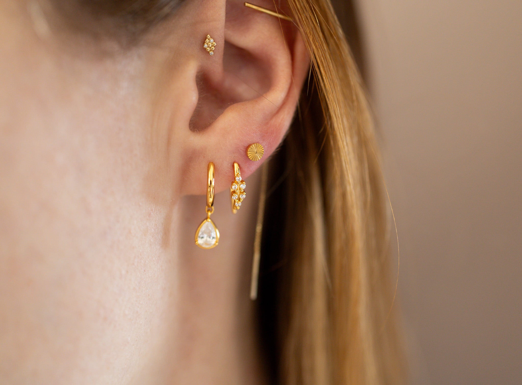 Circle Flat Back Studs