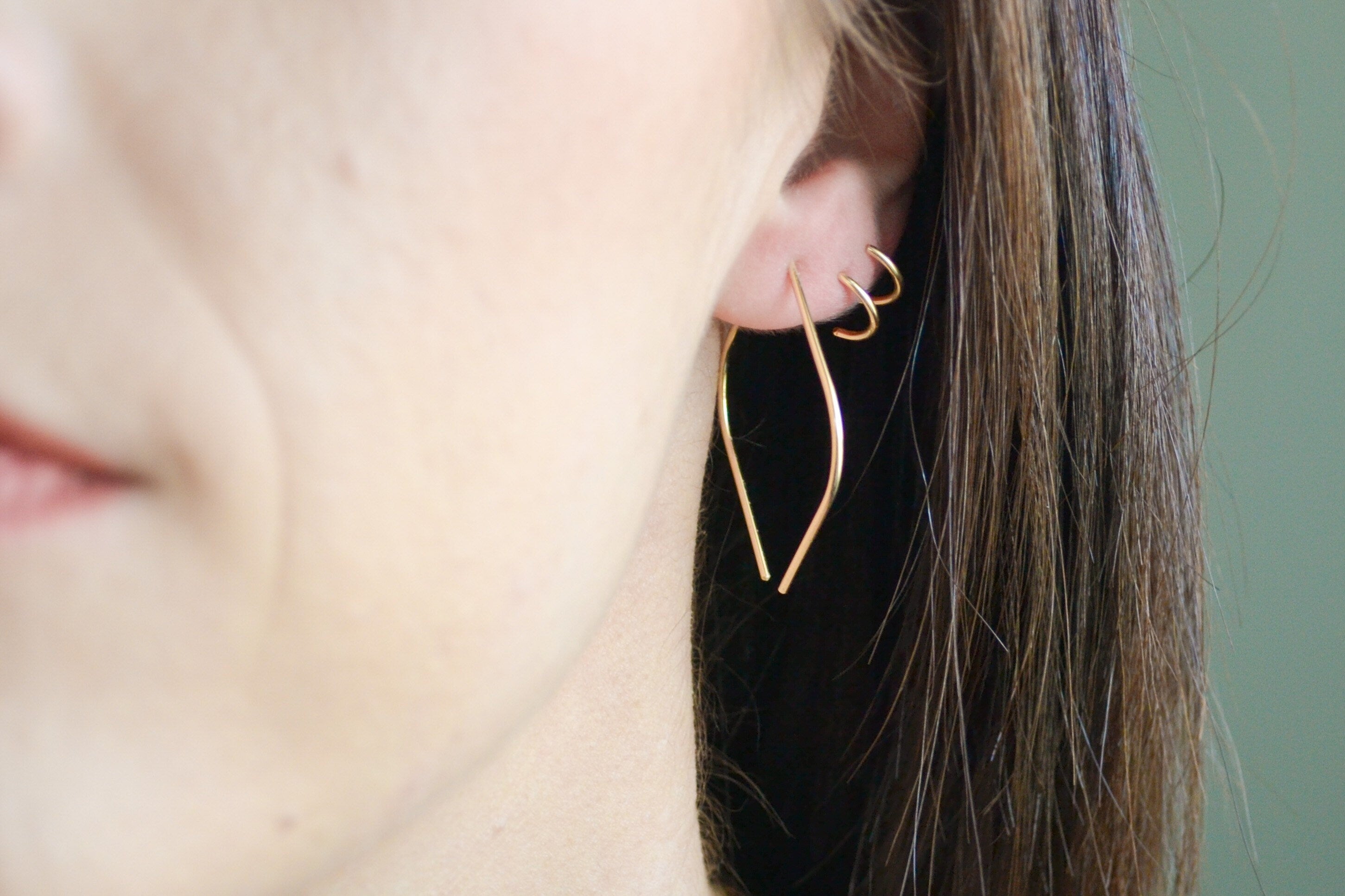 Petal Threader Earring