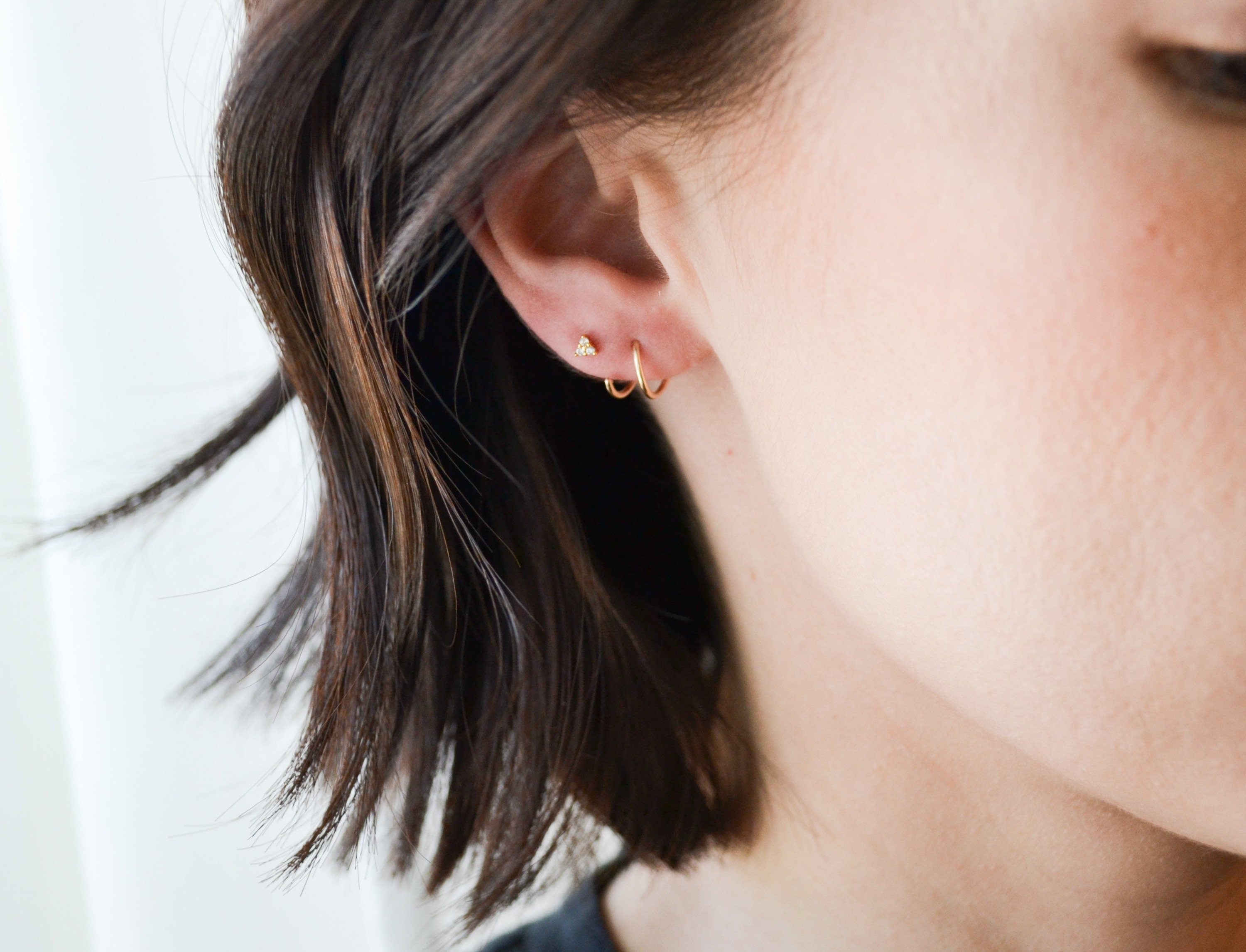 Spiral Hoop Earrings