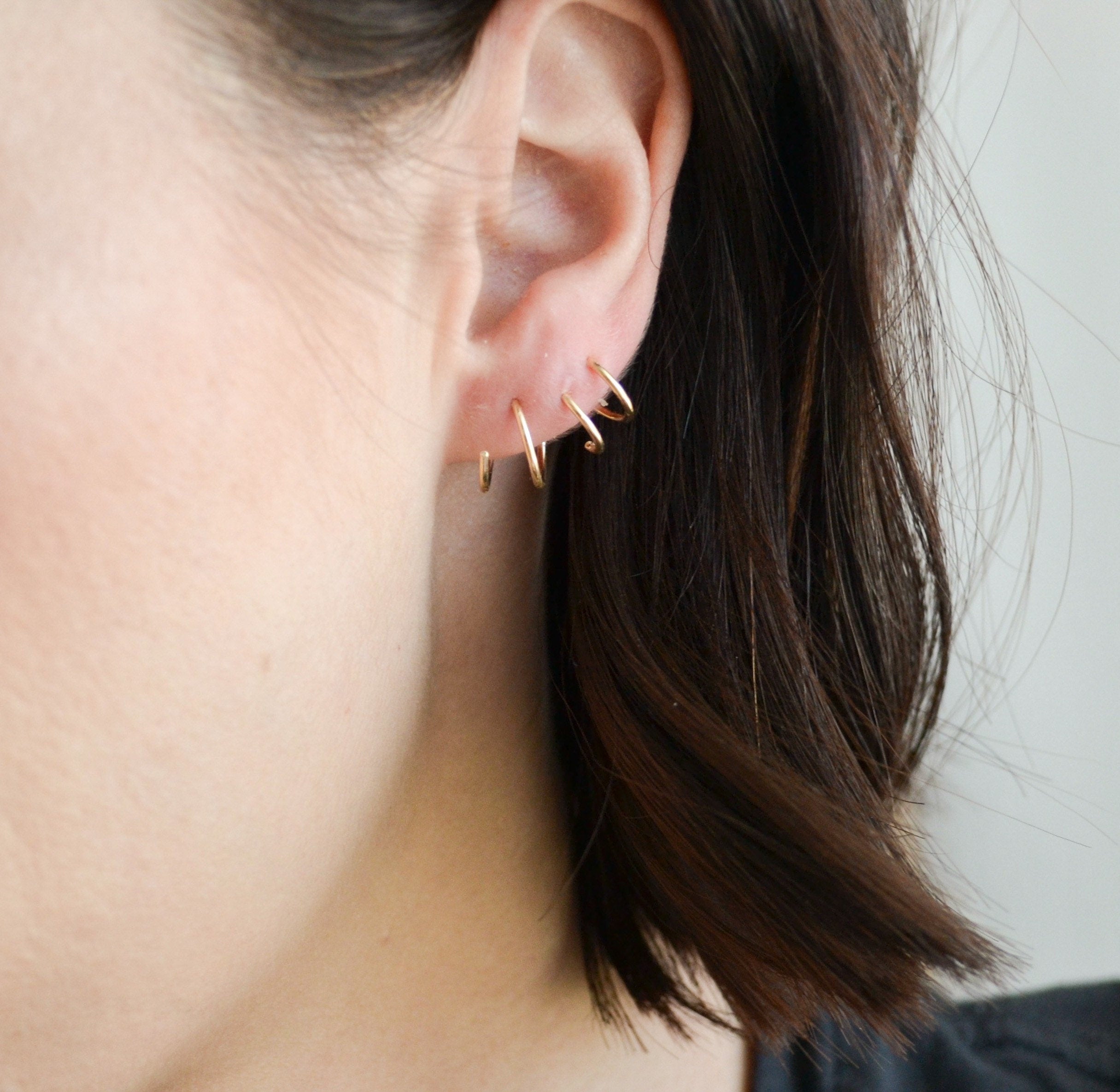 Spiral Hoop Earrings