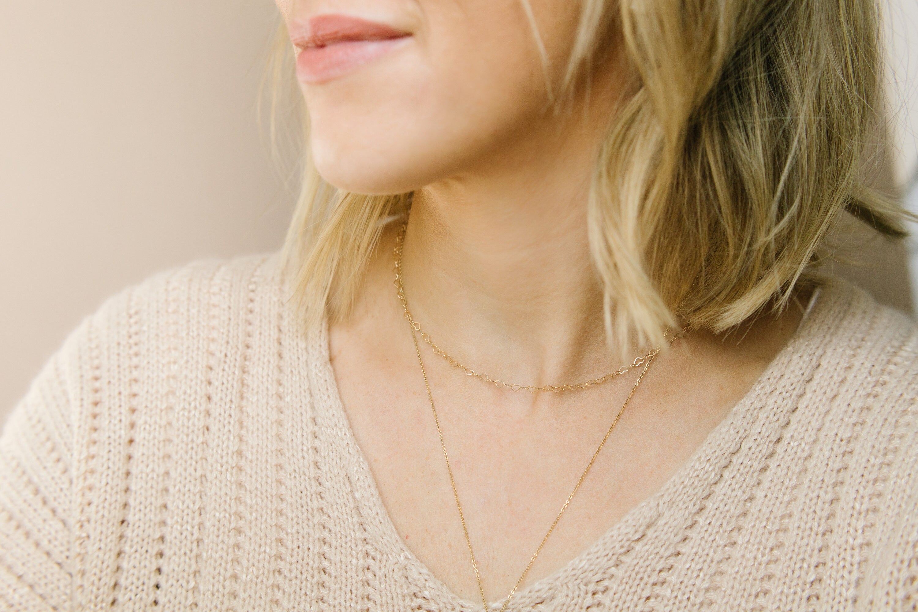 Heart Chain Necklace