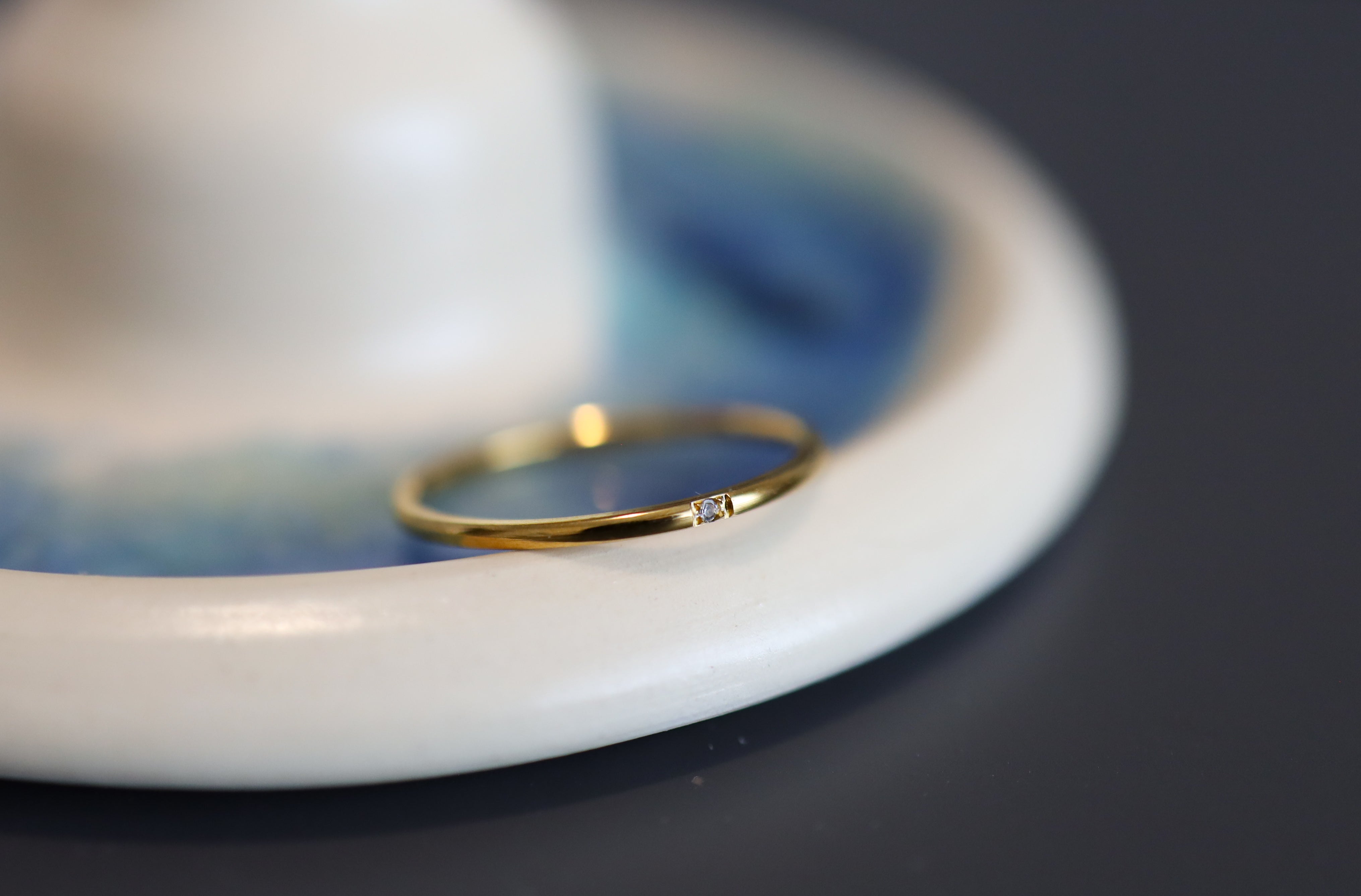 Tiny Diamond Ring