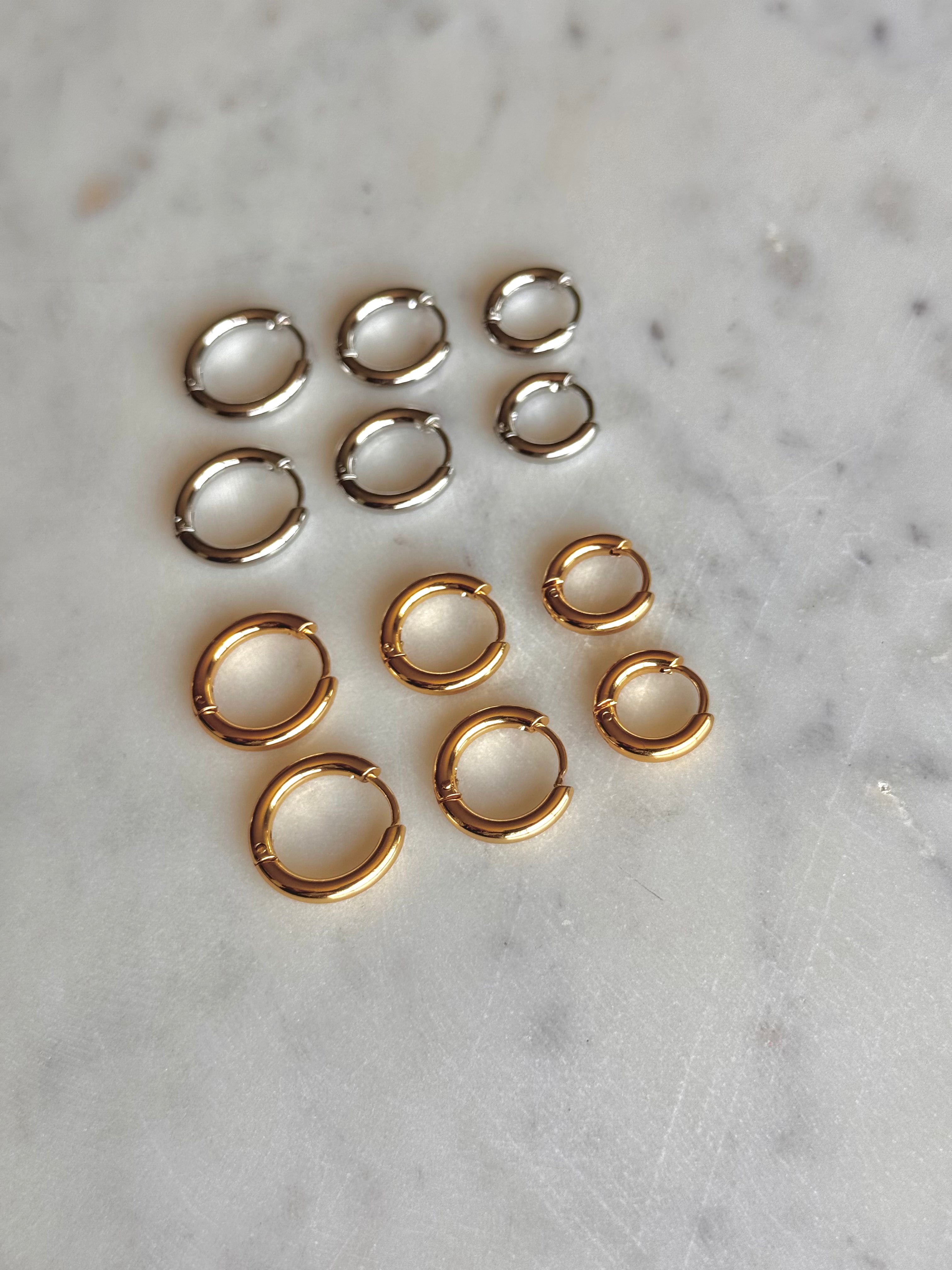Chunky Hoop Earrings