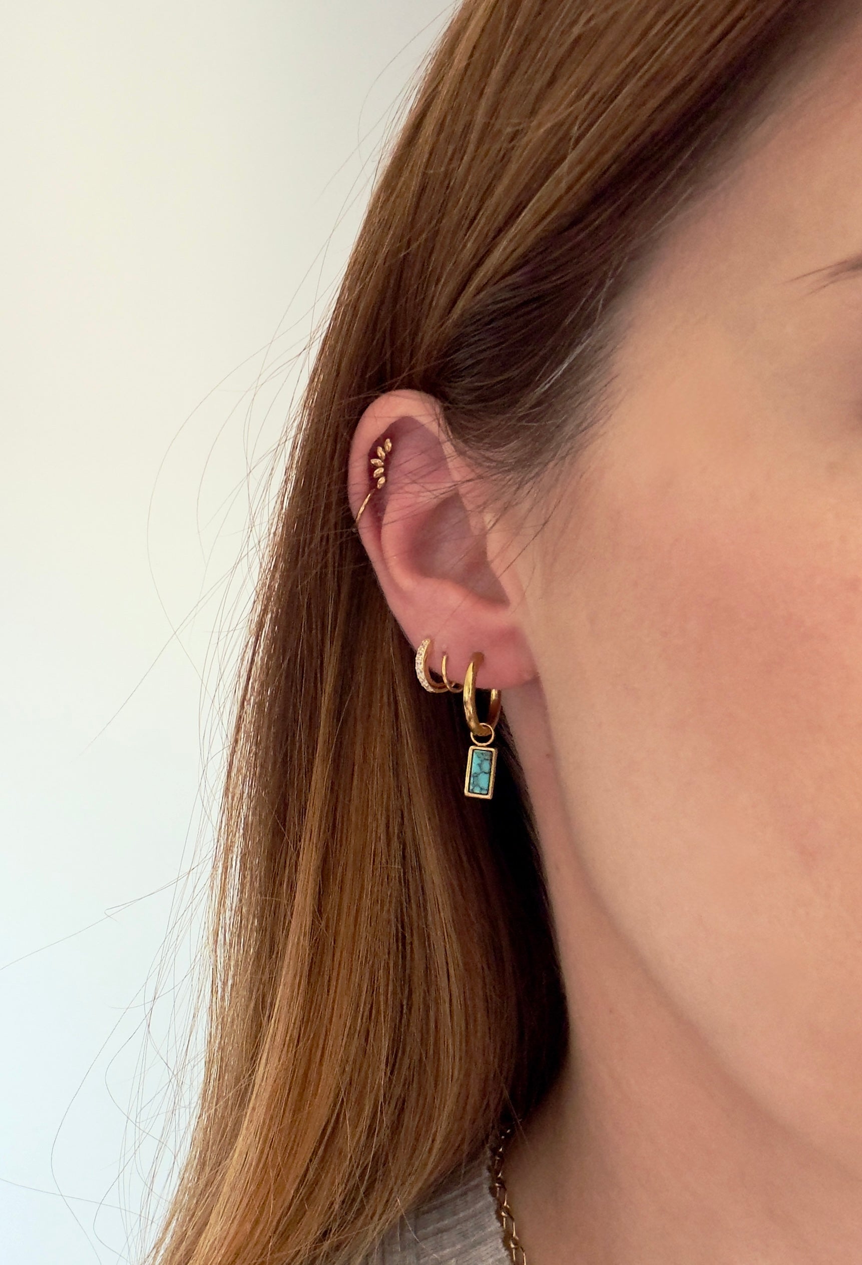 Marbled Charm Earrings