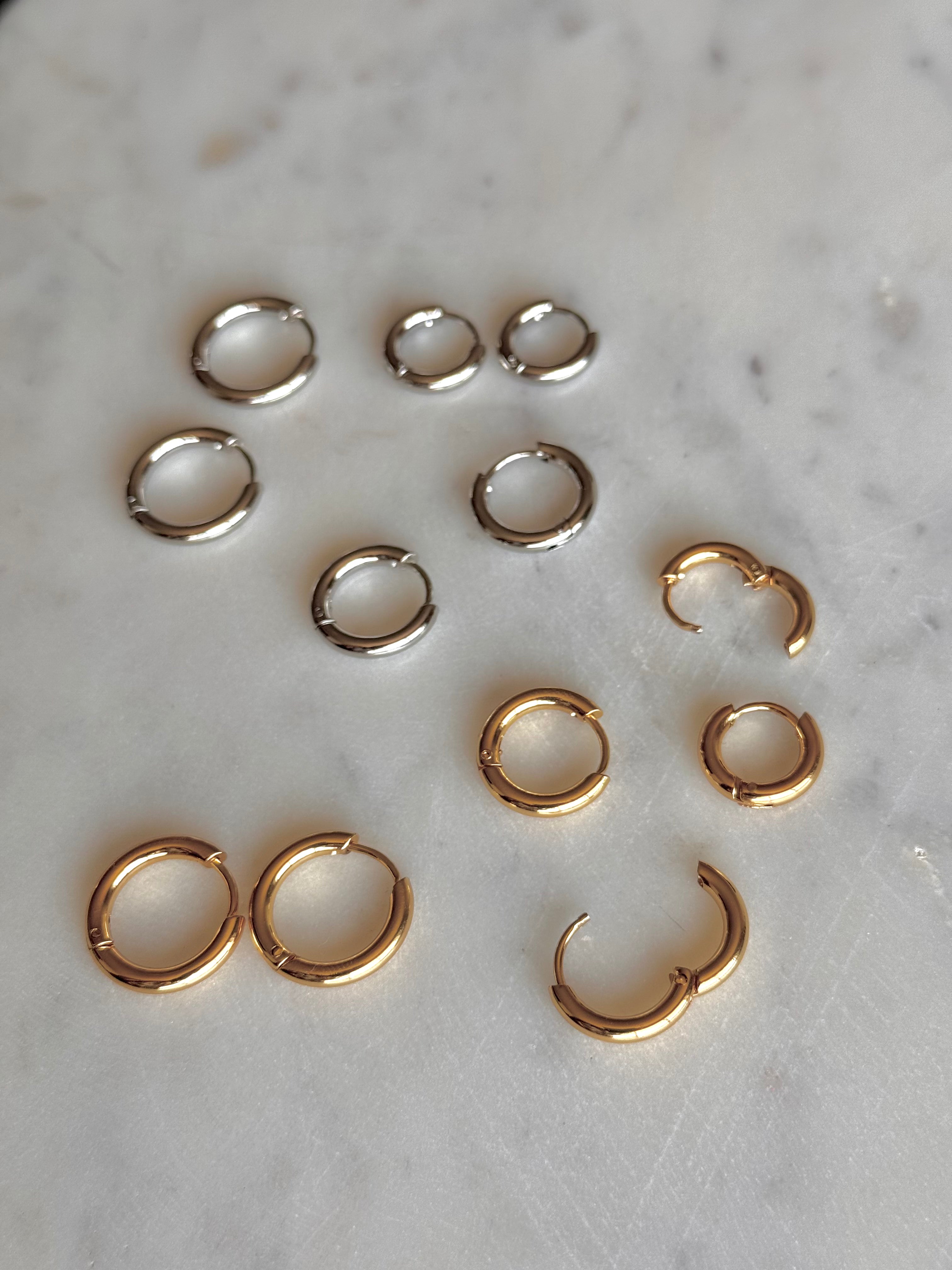 Chunky Hoop Earrings