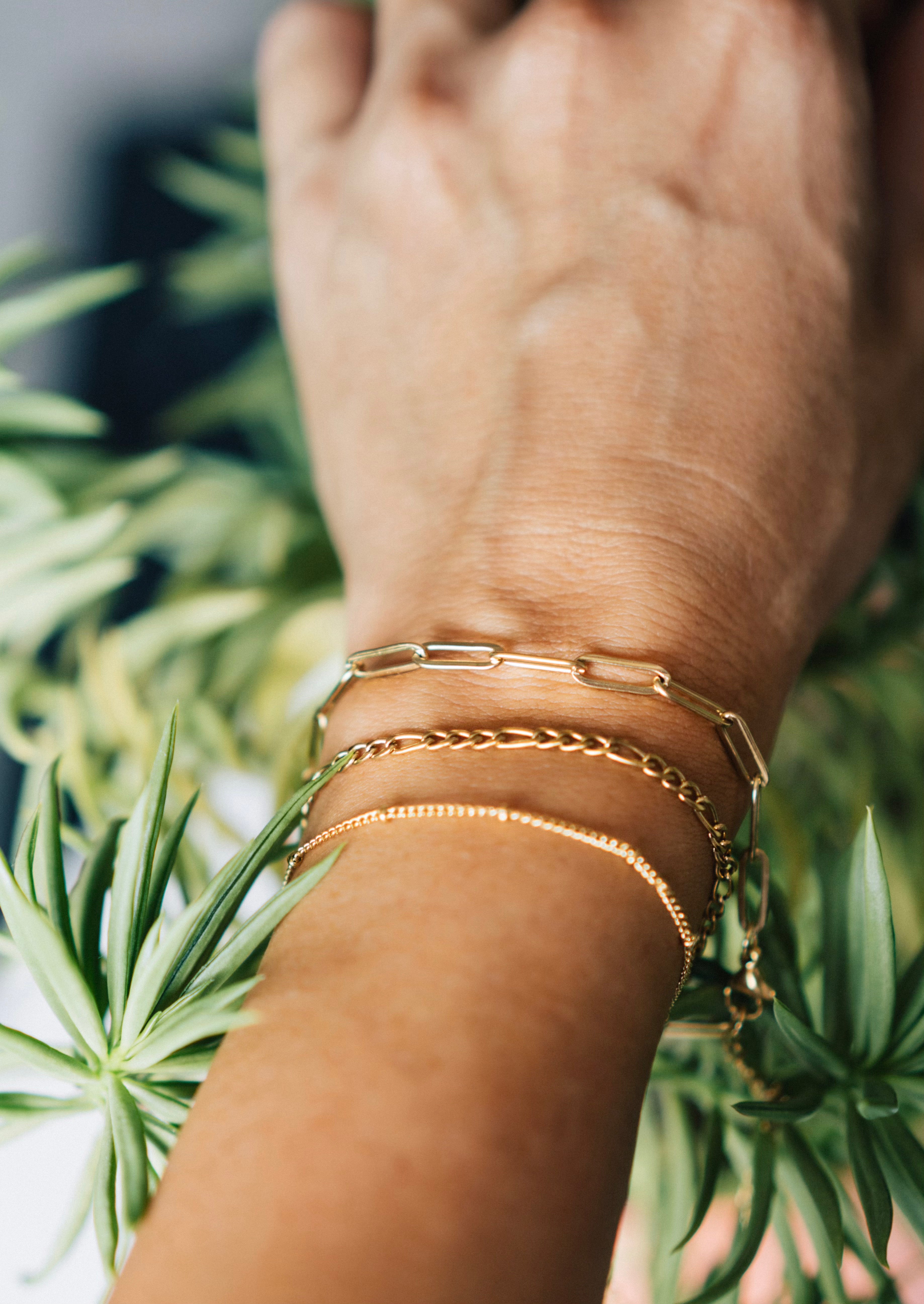 Paper Clip Chain Bracelet