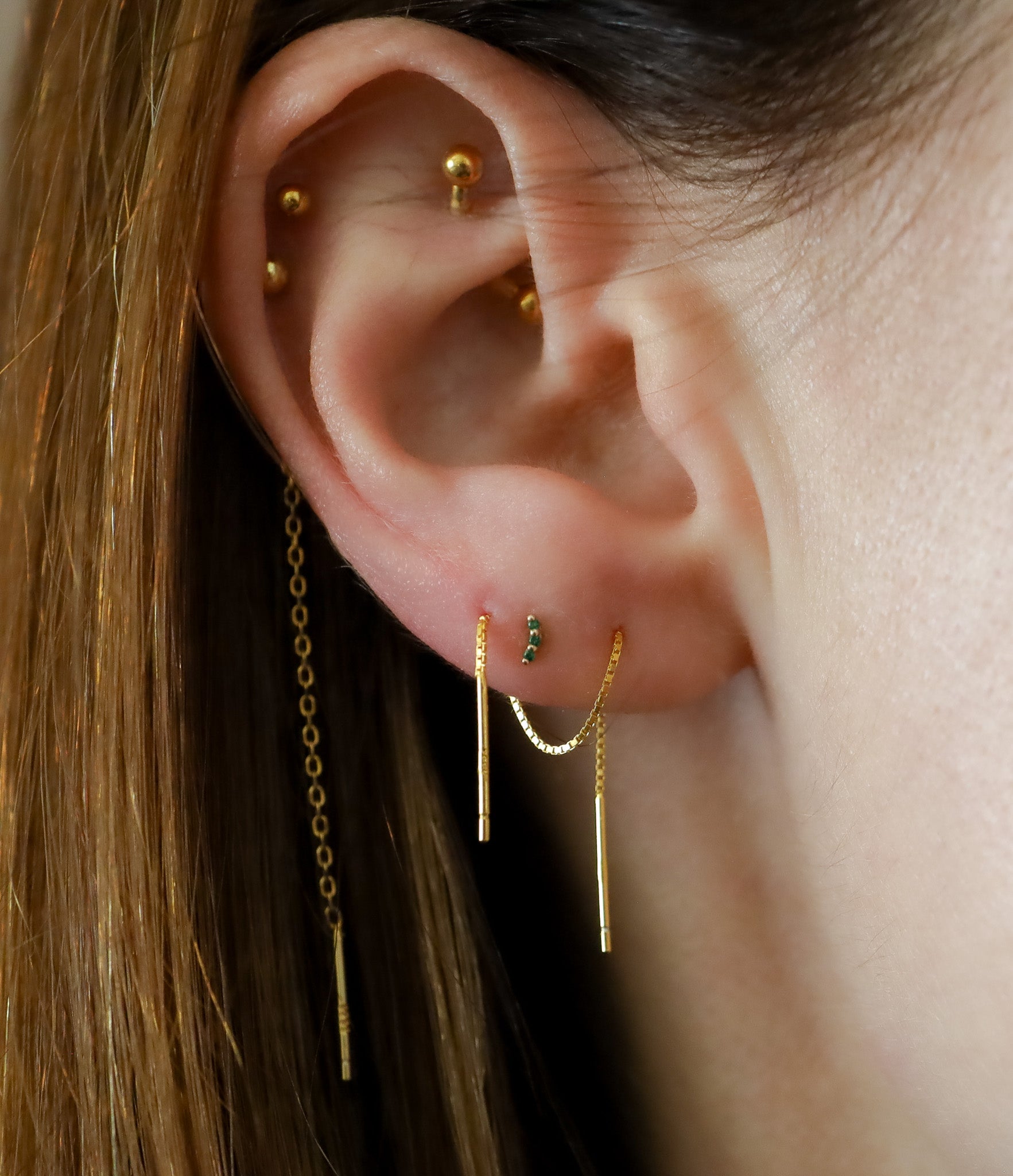 Simple Chain Earrings