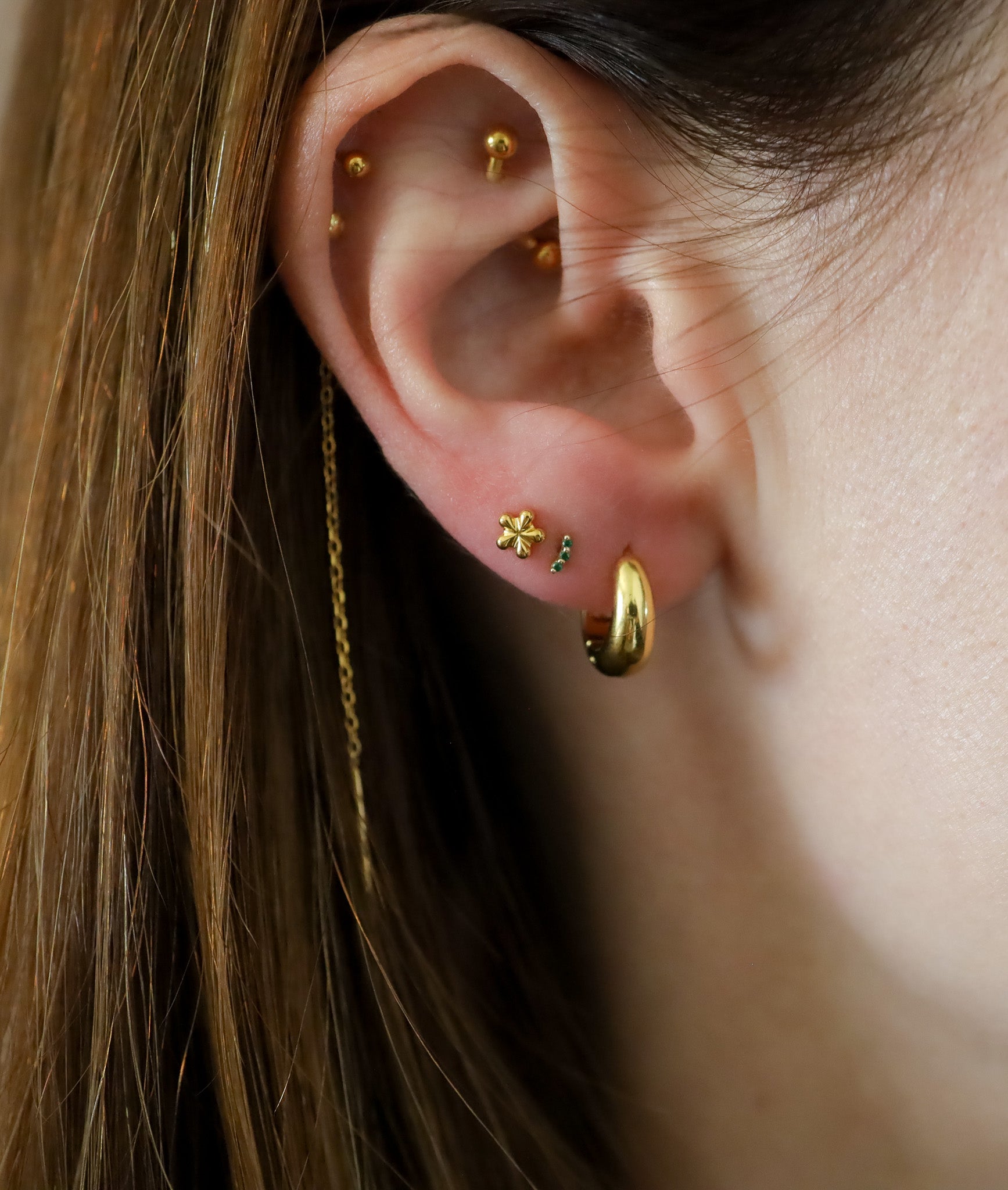 Flower Flat Back Studs