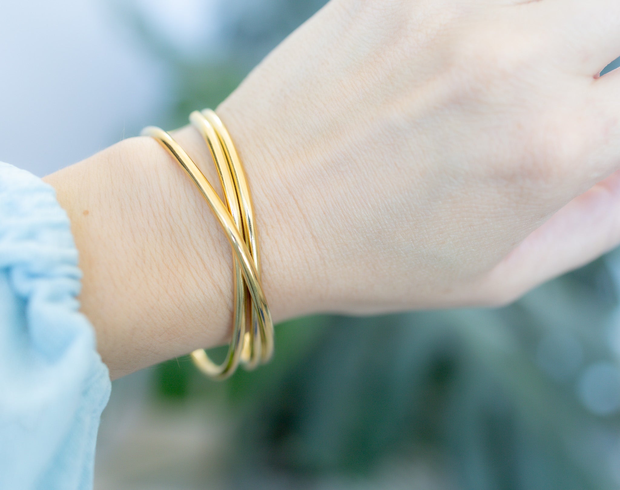 Twisted Bangle Bracelet