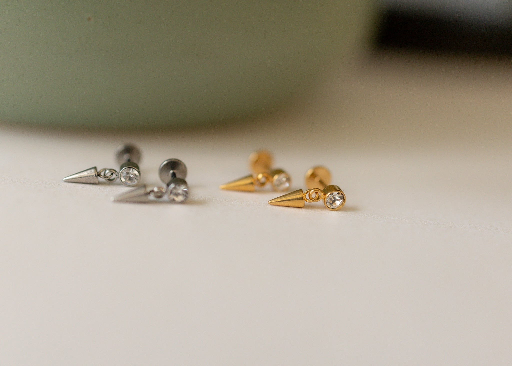 Edgy Flat Back Studs