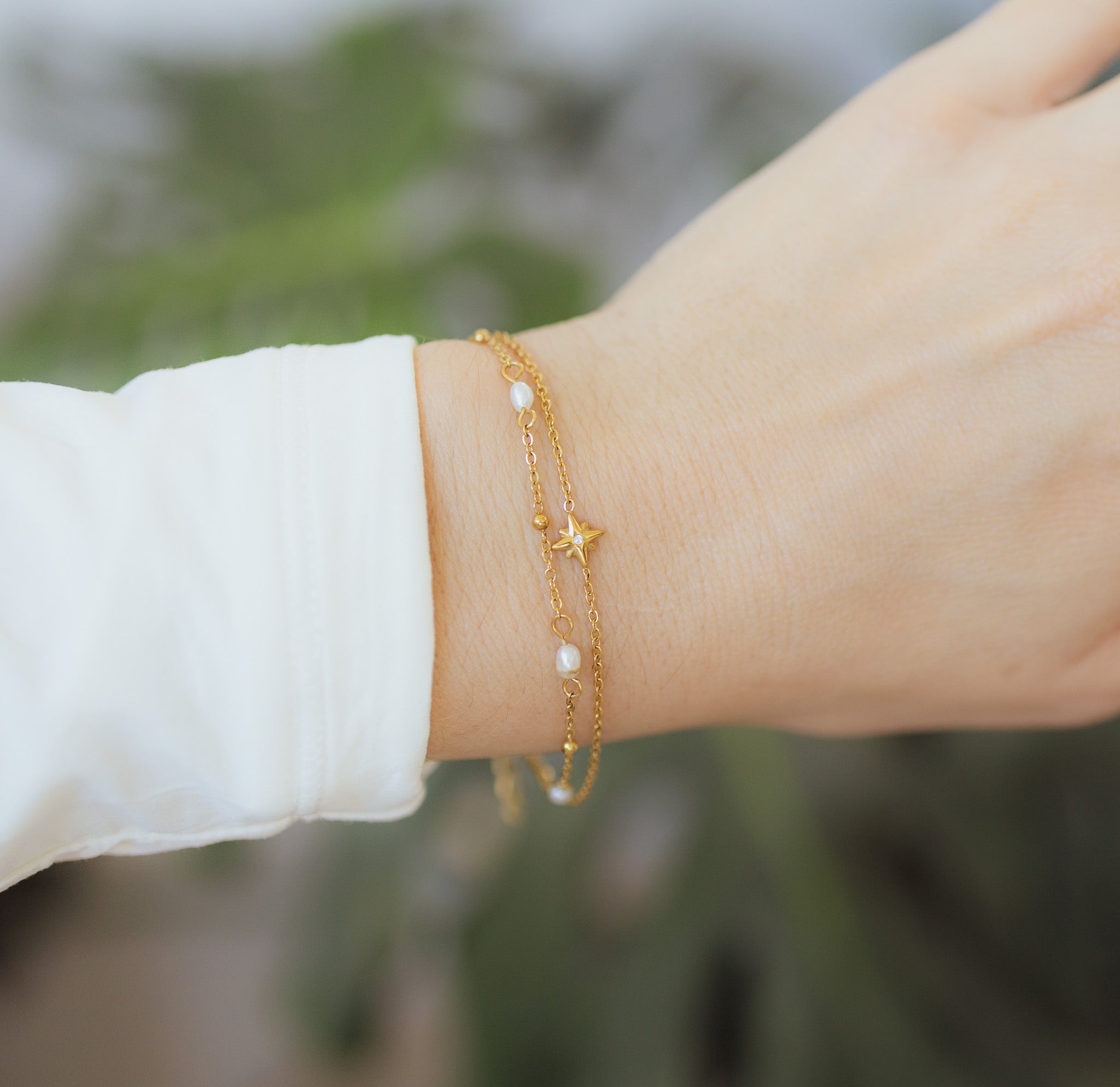 Star Pearl Bracelet