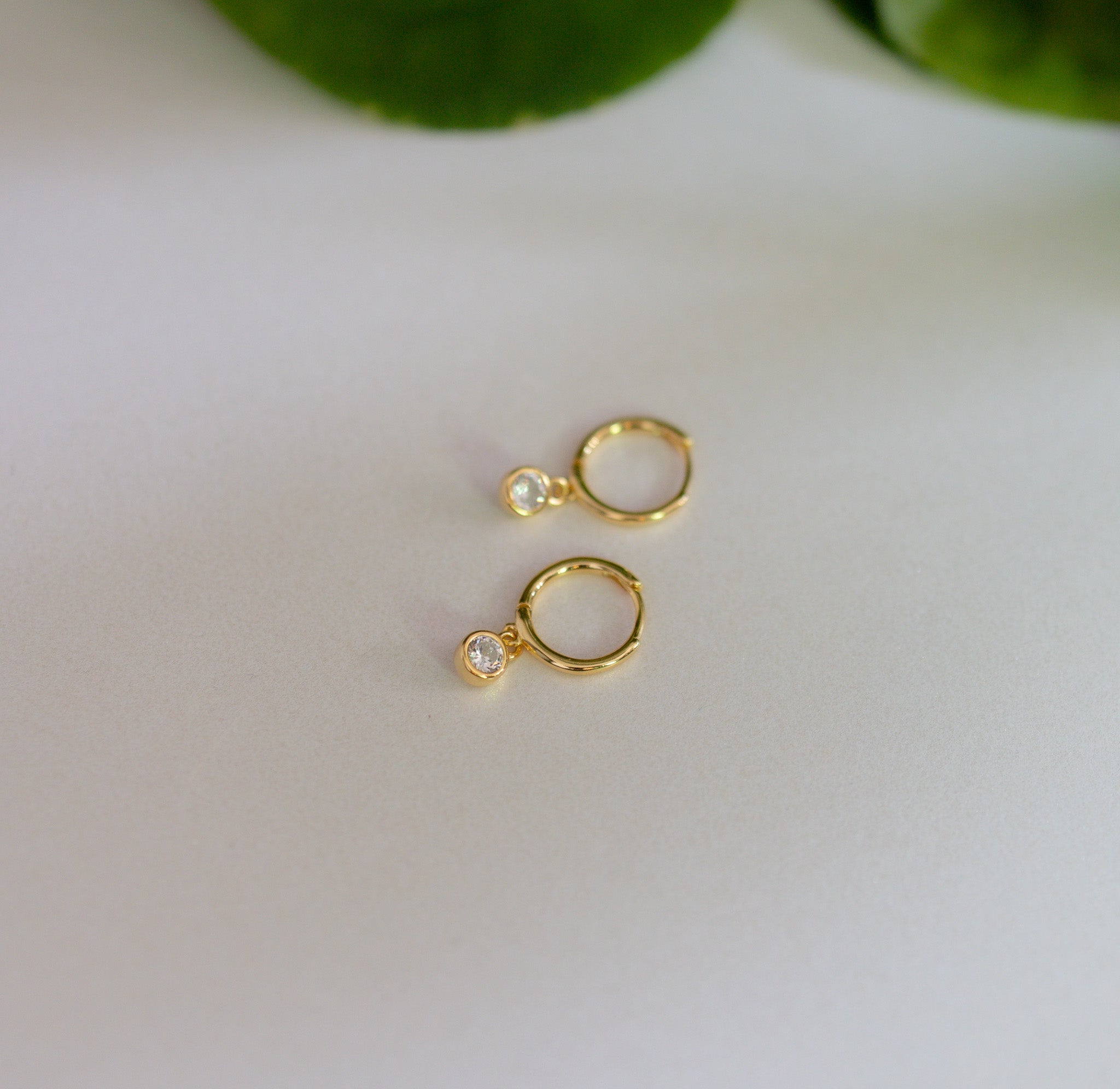 Glam Charm Hoops