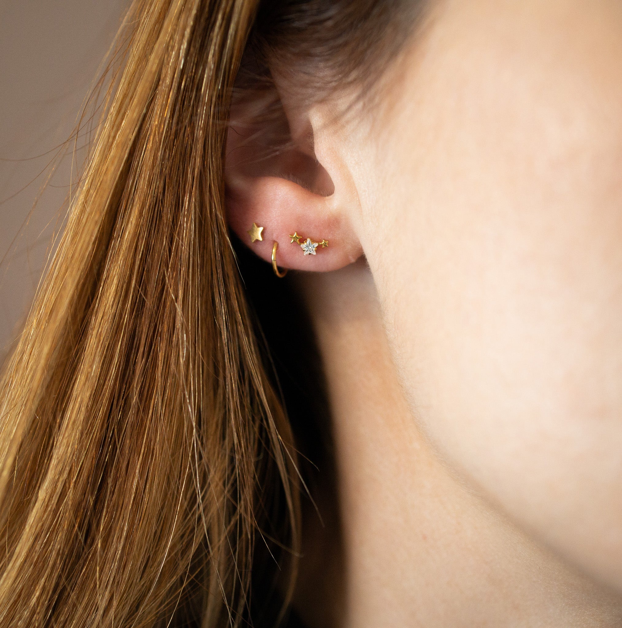 Star Crawler Flat Back Studs