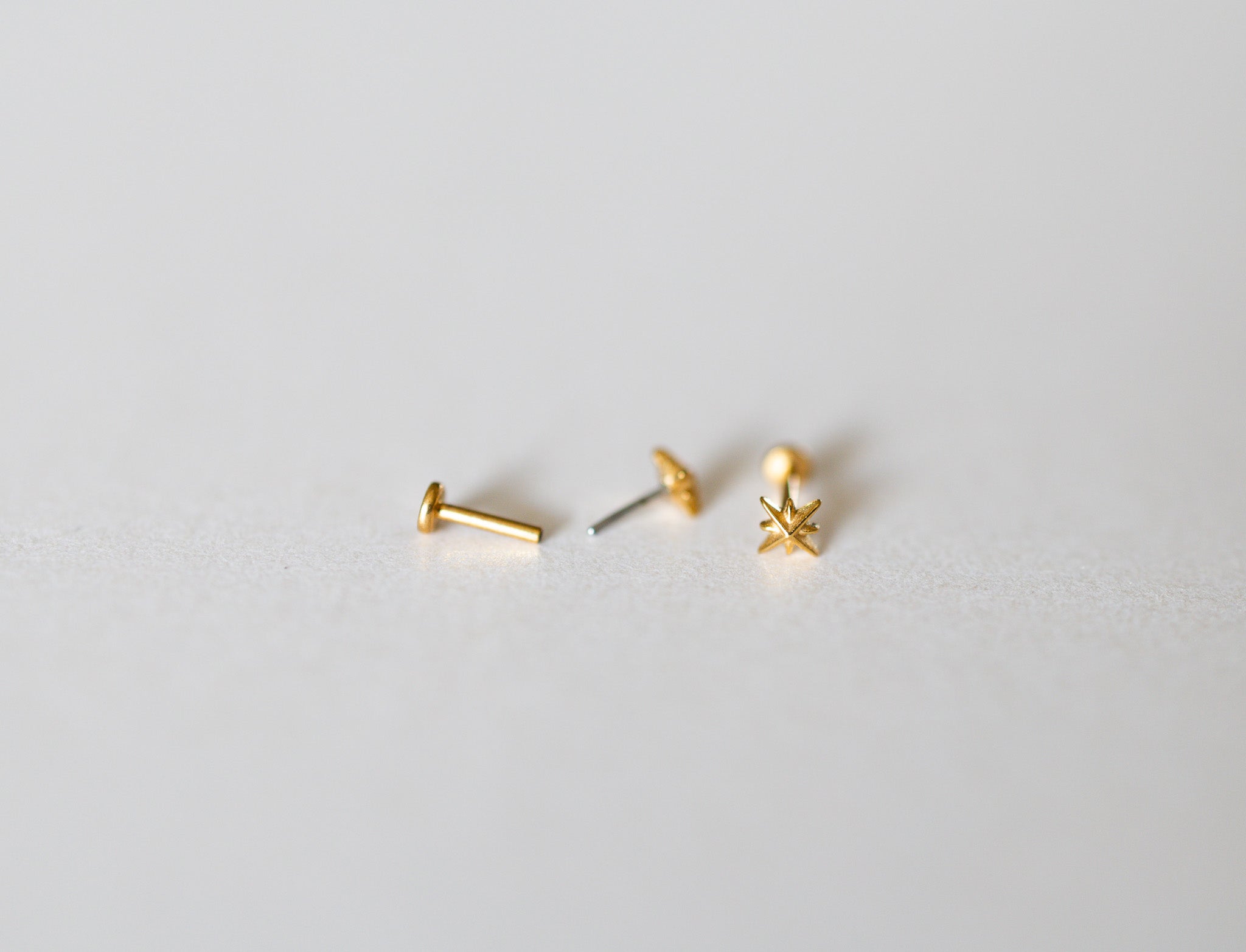 Tiny Star Flat Back Studs